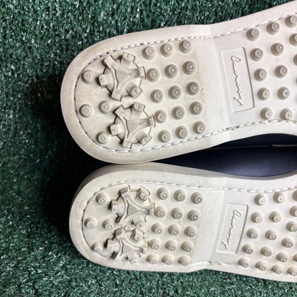 Canoos Tour 2.0 Penny Loafer Spiked Leather Golf Shoes Black Mens 10.5D USA Made main image 7